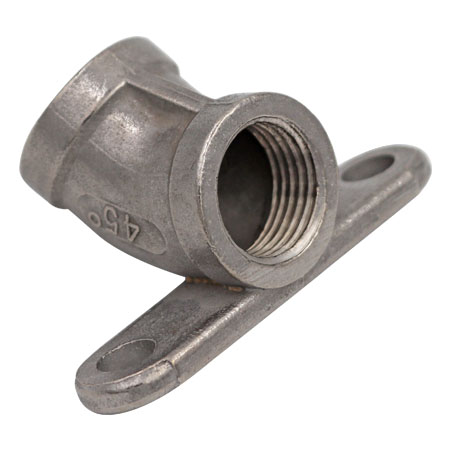 Stainless Steel Water Pipe Elbow for Nipple Drinker Bracket