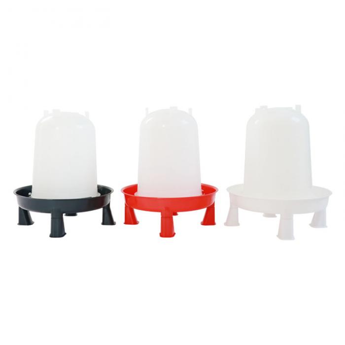 Plastic poultry drinkers with Legs
