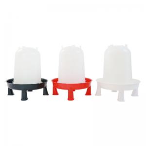 Plastic poultry drinkers with Legs