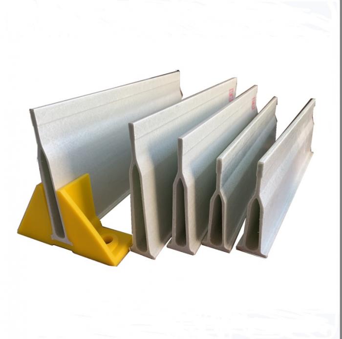 Hollow T-shape Fiberglass Support Beam